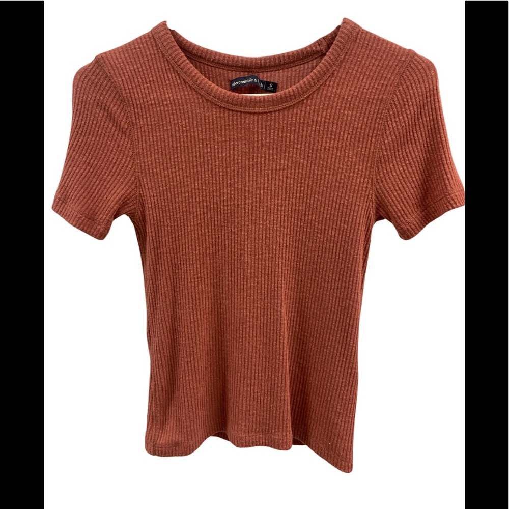 Abercrombie & Fitch buttery soft knit tee| size small| hung to dry inside out